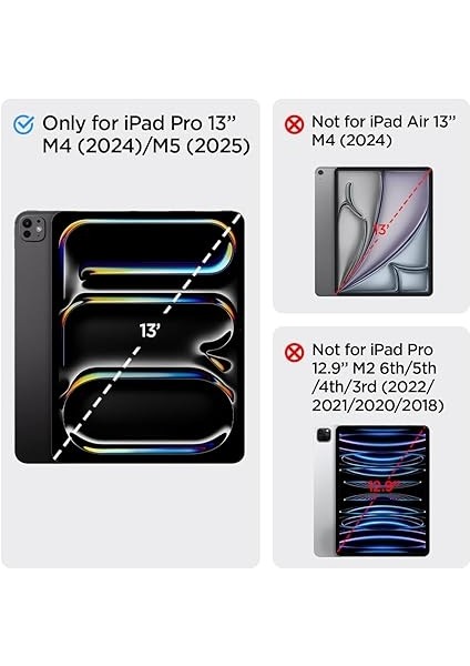 iPad Pro 13 Inç (2024) ile Uyumlu Cam Ekran Koruyucu Kolay Kurulum Glas.tr Ez Fit Slim Hd - AGL07793 fiyatları