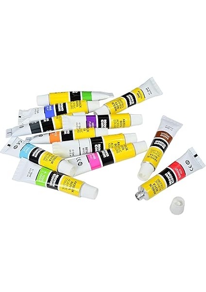 Color Akrilik Boya Tüp 12Lİ modelleri
