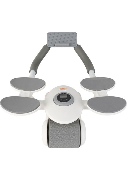 Dijital Ekranlı Çek Bırak - Dirsek Destekli Mekik Aleti - Karın Egzersiz Aleti