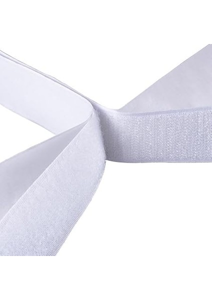 2 cm 25 Metre Cırt Bant Arkası Yapışkanlı Şerit Cırt Cırtlı Bant (Beyaz) fiyatları