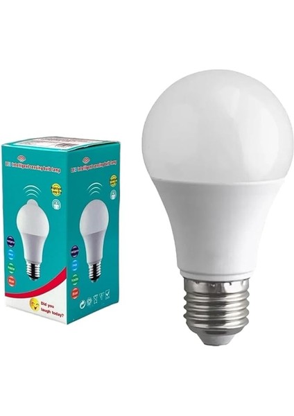Sensörlü 7 Watt 6500K Beyaz LED Ampul, Kendinden Sensörlü,