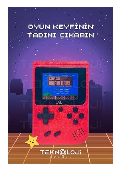 Oyunlu Mini Atari Gameboy Oyun Konsolu Gamebox Kollu Atari indirimleri