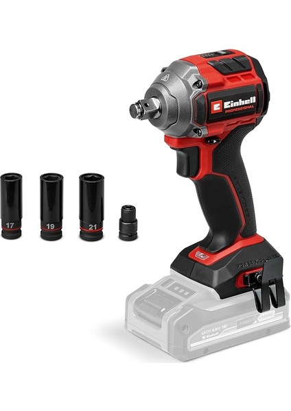 Professional Akülü Darbeli Somun Sıkma Tp-Cw 18/260-C Li Bl-Solo Power X-Change (18 V, 260 Nm Tork Seviyesi, 500 Nm Serbest Bırakma Torku, Kömürsüz, Harici Kare Uç Soketi)