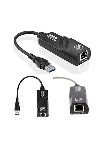 CF13 USB 3.0 1000MBPS Gigabit Hızlı Ethernet Lan Ağ Adaptör RJ45 Çevirici fiyatları