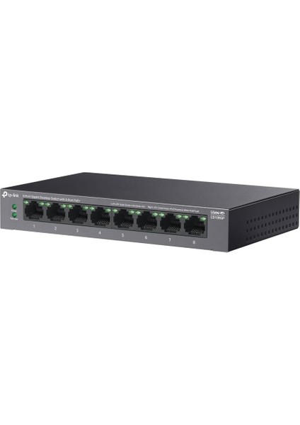 LS108GP | 8-Port Gigabit Poe+ Switch | 62W Poe Bütçesi, 250M Iletim, Tak ve Çalıştır | Fansız, Sessiz Metal Kasa | Ip Kamera & Ap Uyumlu Ağ Anahtarı fırsatları