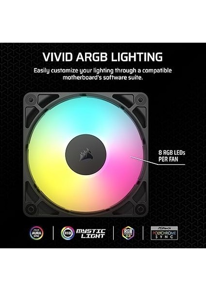 RS120 Rgb 120MM Fan, Üçlü Paket (CO-9050181-WW) fırsatları