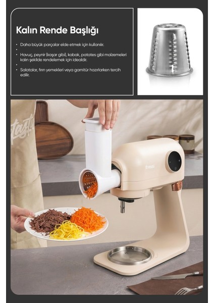 Hamur Yoğurma Makinesi Standlı Mikser Mutfak Şefi FR-SM2503 Allegro