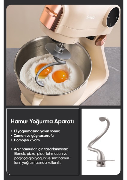 Hamur Yoğurma Makinesi Standlı Mikser Mutfak Şefi FR-SM2503 Allegro