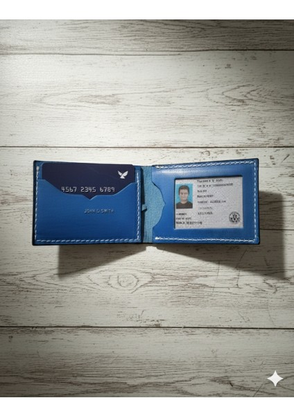 Hakiki Deri Katlanır Cüzdan Kartlık