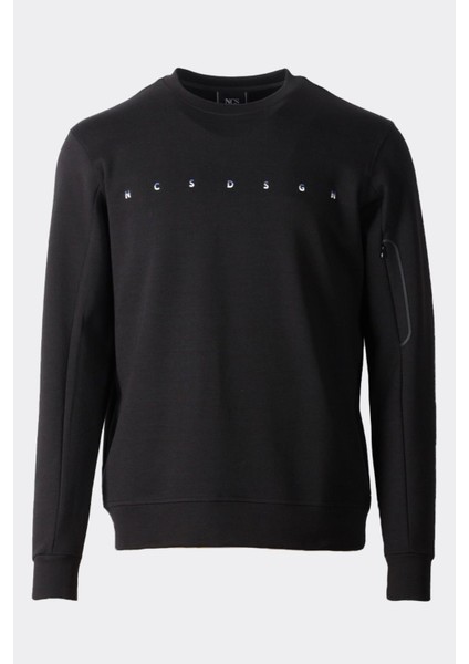 Erkek Sweatshirt Bisiklet Yaka Fermuar Detaylı Ncs Dsgn Siyah 1669 fiyatları