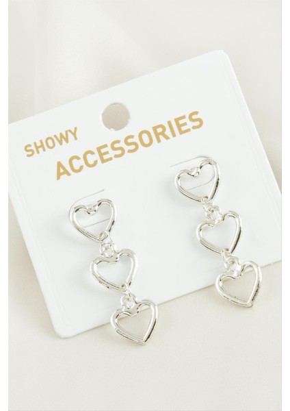 Kalp Trend Metal Küpe