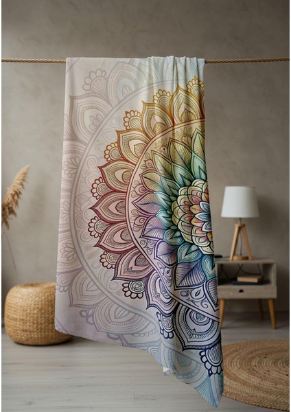 Dijital Baskı Plaj Deniz Havlusu Modern Desenli Peştamal (80X160 Cm) HVL0060 fiyatları