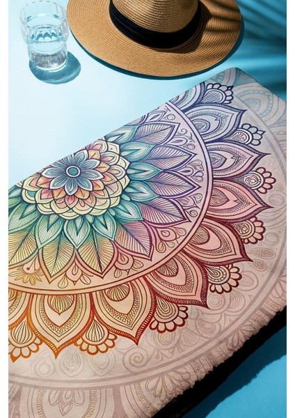 Dijital Baskı Plaj Deniz Havlusu Modern Desenli Peştamal (80X160 Cm) HVL0060 modelleri