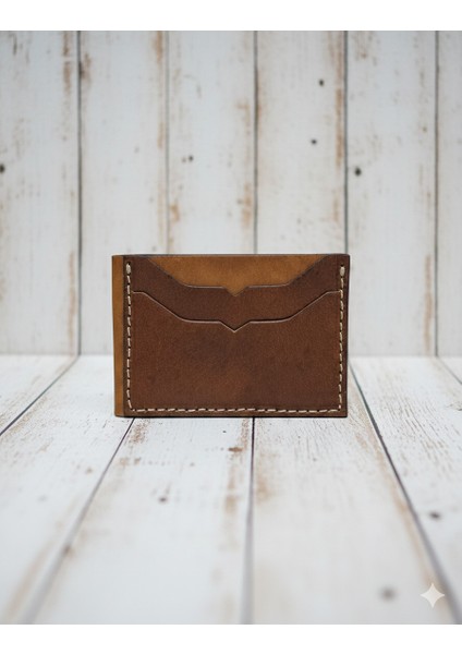 Hakiki Deri Katlanır Cüzdan Kartlık