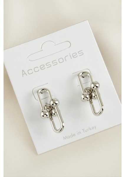 Tfny Yeni Sezon Metal Küpe