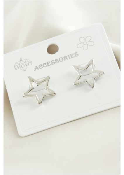 Yıldız Metal Küpe