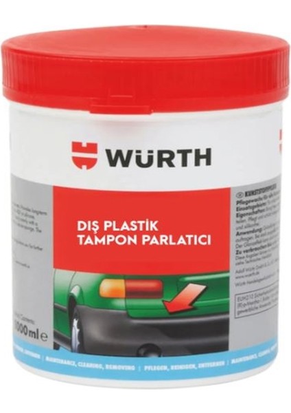 Würth Dış Plastik ve Tampon Parlatıcı Mum 1000ML
