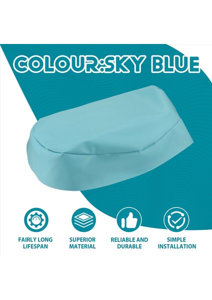 Motosiklet Koltuk Kapağı Pu Koltuk Kapağı Honda Dio AF27/AF28 Motosiklet Modifikasyonu Gökyüzü Mavisi (Yurt Dışından) fırsatları