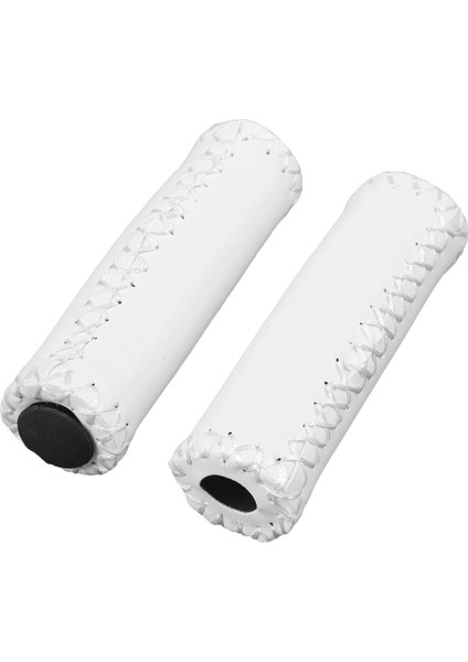 2paır Vintage Bisiklet Tutarlar Grıps Trekking Gidonlar Kapak Rengi Beyaz ve Kahverengi (Yurt Dışından) indirimleri