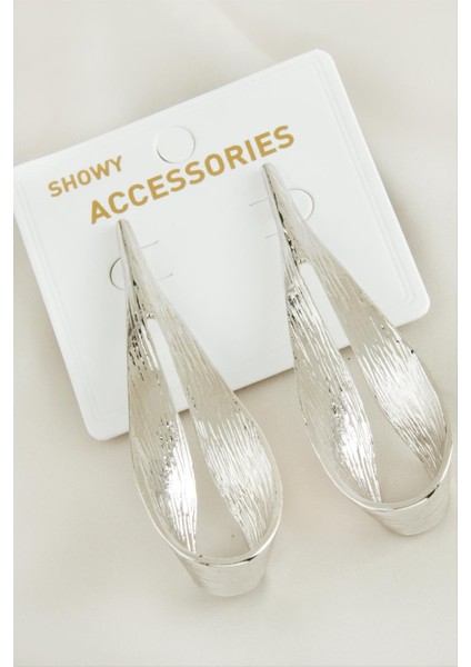 Oval Yeni Sezon Metal Küpe