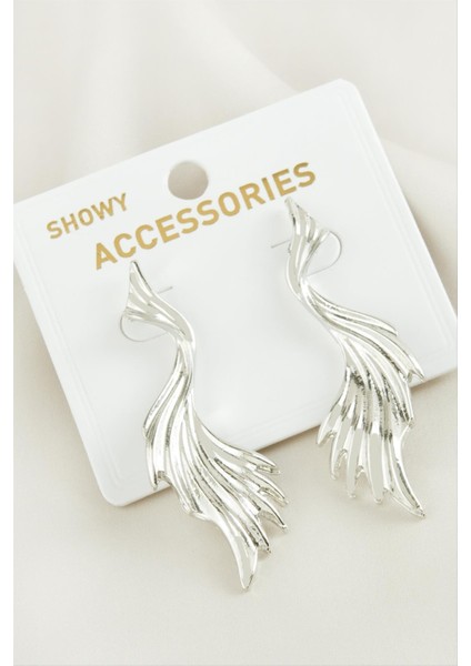 Kanat Yeni Sezon Metal Küpe