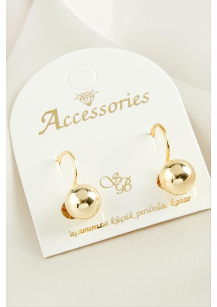 Top Metal Klipsi Küpe