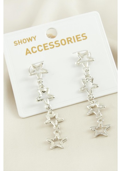 Yıldız Trend Metal Küpe