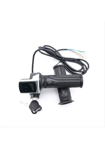 Elektrik Bisiklet Gaz Kesme Kavrama Elektrik Bisiklet Scooter Twist LCD Ekran ve Power Anahtar Locker 48V (Yurt Dışından) fiyatları