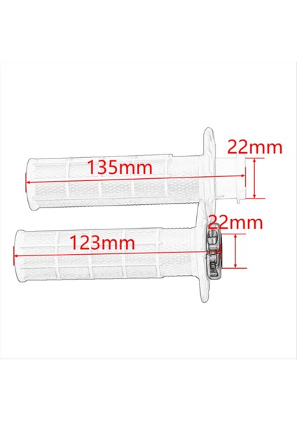 Motosiklet Universal Grips Gidon 7/8 Inç 22MM El Kavrama Snap-In Motocross Kir Bisiklet (Yurt Dışından) modelleri