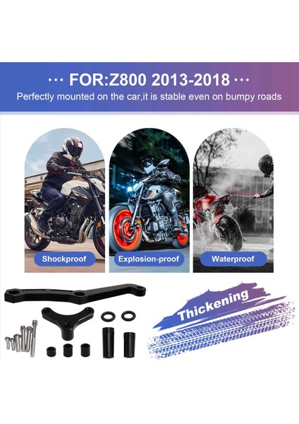 Kawasaki Z800 2013-2018 Için Motosiklet Ayarlanabir Direksiyon Sabitleyici Damer Şok Emici Braket (Yurt Dışından) indirimleri