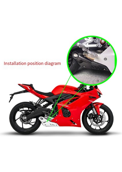 Motosiklet Egzoz Susturucu Egzoz Kapağı Karbon Fiber Koruyucu Kove 450RR 2023 Için Isı Kalkan Koruyucusu (Yurt Dışından) fırsatları