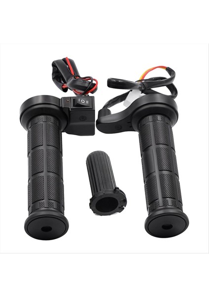 Motosiklet Kolu Isıtmalı Tutamaklar Elektrik Termostat Gidon Kavrama 3 Vites Ayarlanabir 12V Elektrik Scooter E-Bisiklet (Yurt Dışından)