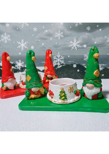 Şans Cücesi Mumluk Set , Noel-Yılbaşıhediyelik , Dekor - 1 Adet fiyatları
