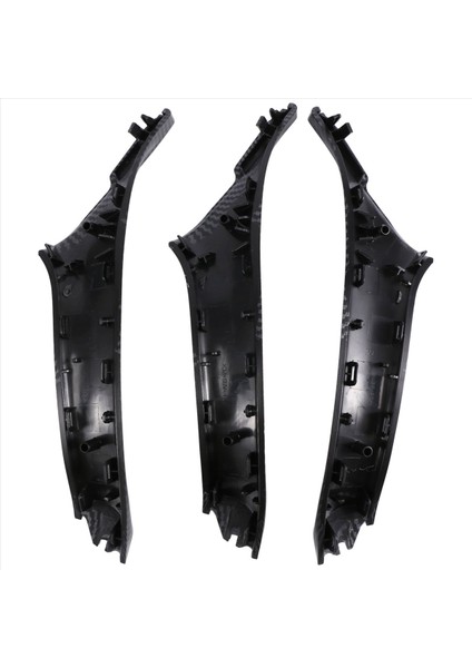 7pcs Bmw 5 Serisi Için Sağ El Sürücüsü Rhd F10 F11 Araba Iç Kapı Kolu Iç Panel Çekme Trim Kapak Kol Yumuğu (Yurt Dışından)