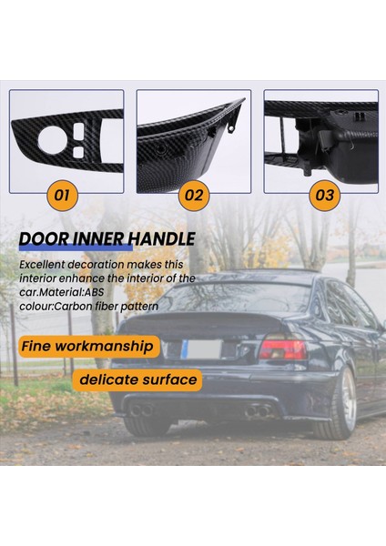 7pcs Bmw 5 Serisi Için Sağ El Sürücüsü Rhd F10 F11 Araba Iç Kapı Kolu Iç Panel Çekme Trim Kapak Kol Yumuğu (Yurt Dışından) indirimleri