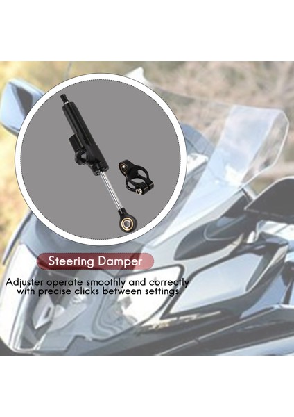 Evrensel Direksiyon Damper Motosiklet Stabizatör Doğrusal Güven Kontrol Cnc Yamaha MT09 MT07 Yzf R1 R6 R6 Siyah (Yurt Dışından) indirimleri