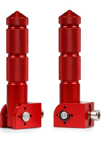 Evrensel 2pcs Arka Yolcu Ayağı Mandal Pedalları Yamaha Honda Suzuki Motosiklet Kırmızı (Yurt Dışından)