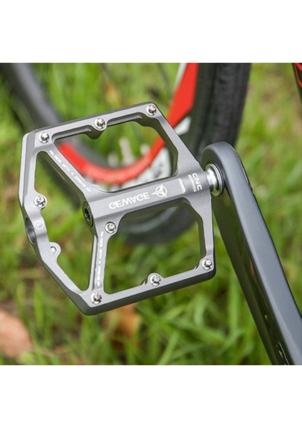 Gewage Titanyum Alüminyum Alaşım 3 Rulmanlar Bisiklet Pedalları Anti-Kayma Bmx Mtb Yol Bisiklet Pedalı Bisiklet Mühürlü Yatak Bisiklet Pedalları (Yurt Dışından) fırsatları