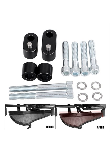 3/4 Inç Ön Sürücü Döşeme Tahtası Aralayıcı Uzatma Kiti Harley Fl Trike 2009-2013 Için (Yurt Dışından) fiyatları