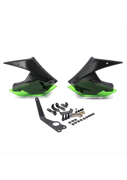 Motosiklet Tarafı Baskolma Sözlüleri Kanat Sabit Kanat Sabit Kanat Kawasaki Z 900 Z900 2020-2025+ Yeşil ve Siyah (Yurt Dışından) fırsatları