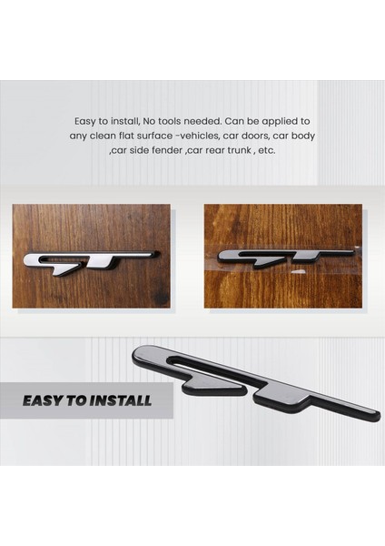 Serin 3D Araba Tarzı Sticker Gt Çizgi Harfleri Kıa Arka Bagaj Çamurluk Araba Kapıları Etiketleri Gt (Yurt Dışından) modelleri