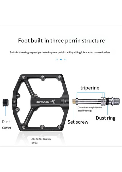 Gewage Bisiklet Pedalı Tek Parçalı Cnc Alüminyum Alaşım Ultraght Seal Du Youring Bisiklet Pedalları Aksesuarlar Kırmızı (Yurt Dışından) indirimleri