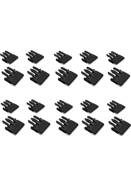 20X Ön Orta Yan Hava Havalandırma Outlet Sekme Kpsleri Ac Havalandırma Ayar Toka Tepe Onarım Kiti Toyota Corolla 2009-2013 (Yurt Dışından)