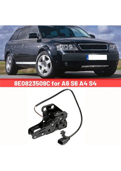 8E0823509C Hood Lock Dyna Lock Audi A6 S6 A4 S4 Için Otomotiv (Yurt Dışından) indirimleri