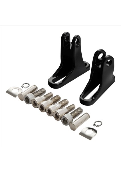 1paır Siyah Ayakkar Montaj Kiti Harley Electra Gde Classic Flhtc 93-Later Touring Arka Yolcu Mini Ayak Peg (Yurt Dışından) fırsatları