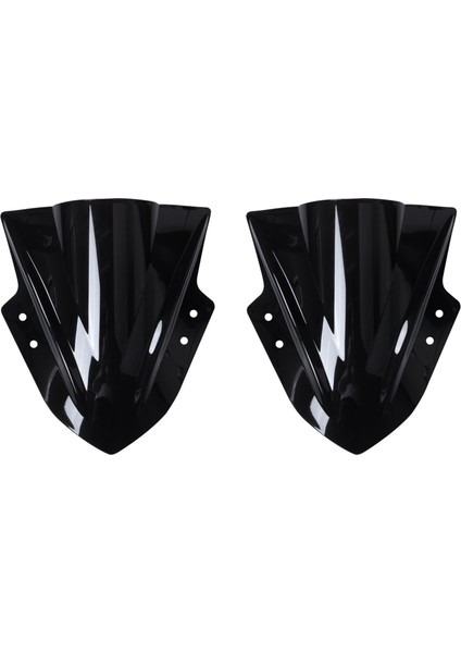 Kawasaki Ninja Için 2x Motosiklet Ön Cam Çift Kabarcık 300 EX300 2013 2014 2015 2016 2017 (Yurt Dışından)