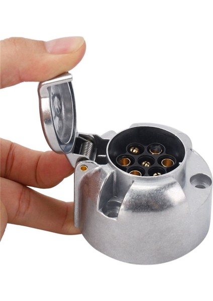 10X Römork Aksesuarları- 7 Pin Römork Fişi 12V Rv Soketleri Townbar Çekme 7pin Metal Römork Konektörleri (Yurt Dışından) modelleri