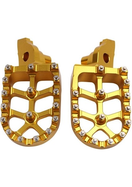 Footpeg Ayak Pegs Suzuki RMZ250 Rmz 250 2007-2009 RMZ450 Rmz 450 2005-2007 Motosiklet Ayak Döşeme Altın (Yurt Dışından)