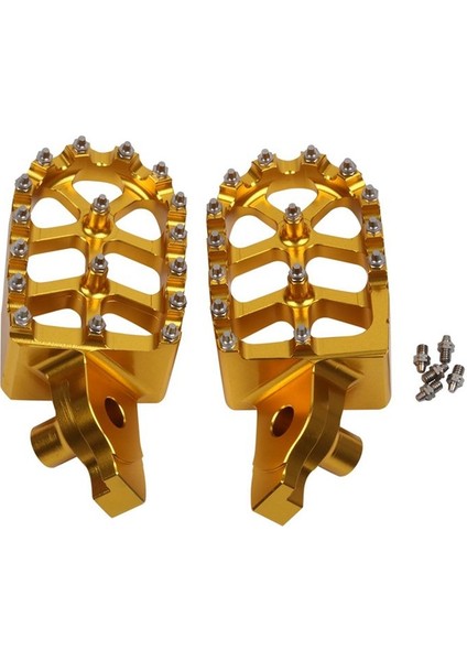 Footpeg Ayak Pegs Suzuki RMZ250 Rmz 250 2007-2009 RMZ450 Rmz 450 2005-2007 Motosiklet Ayak Döşeme Altın (Yurt Dışından) indirimleri