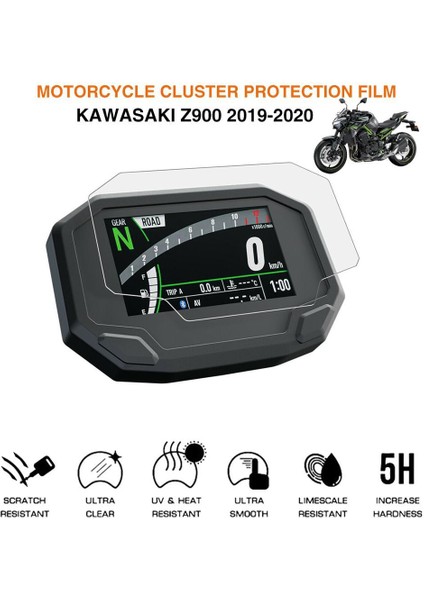 Motosiklet Gösterge Tablosu Ekran Film Kawasaki Ninja Için Hız Tezgahı Koruyucu 650 Z650 Z900 2020 (Yurt Dışından) modelleri